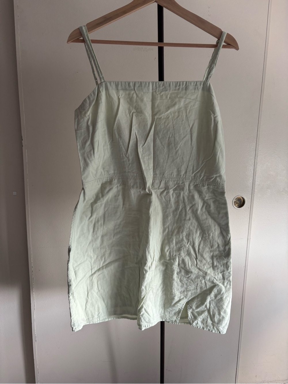Abercrombie & Fitch Mint Green Spaghetti Strap Mini Dress